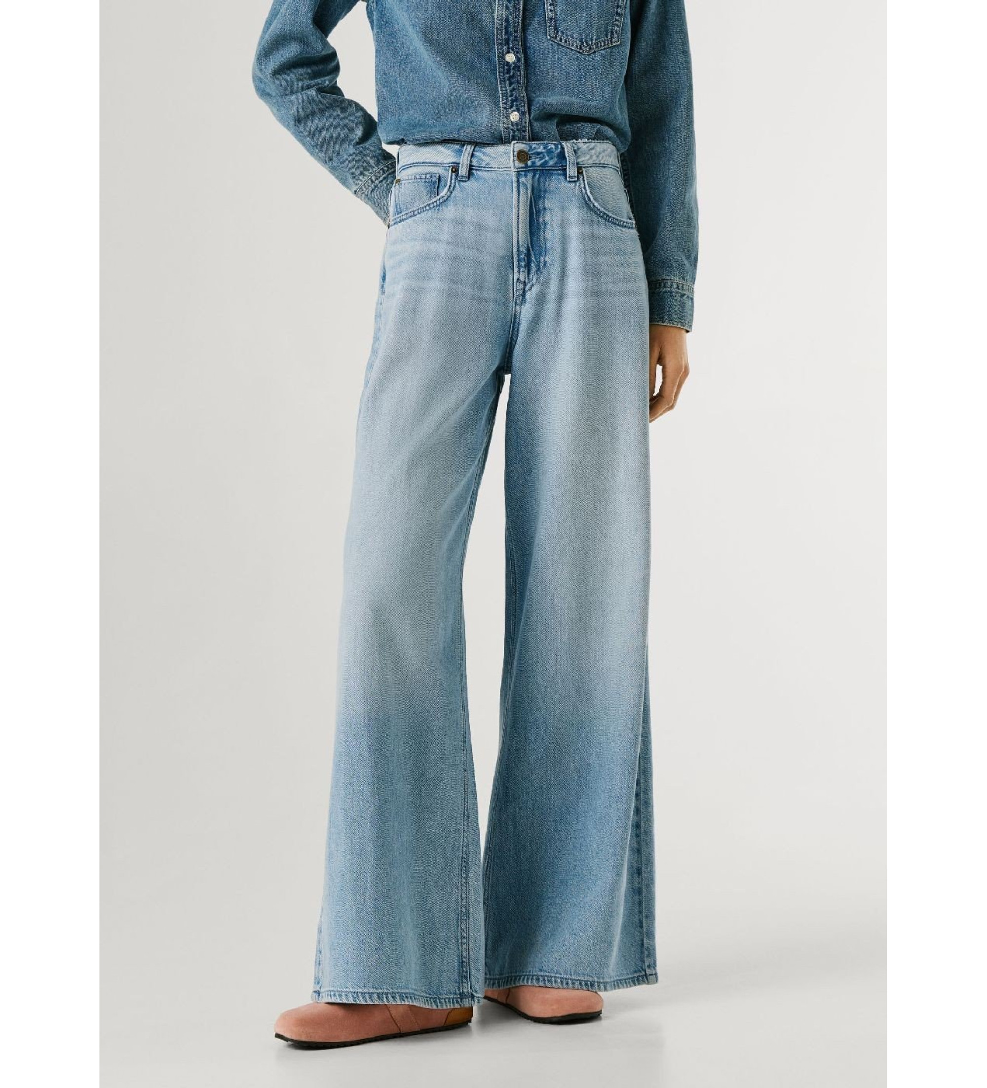 Pepe Jeans | Mujer | Jeans Wide Leg Uhw Jaimy azul