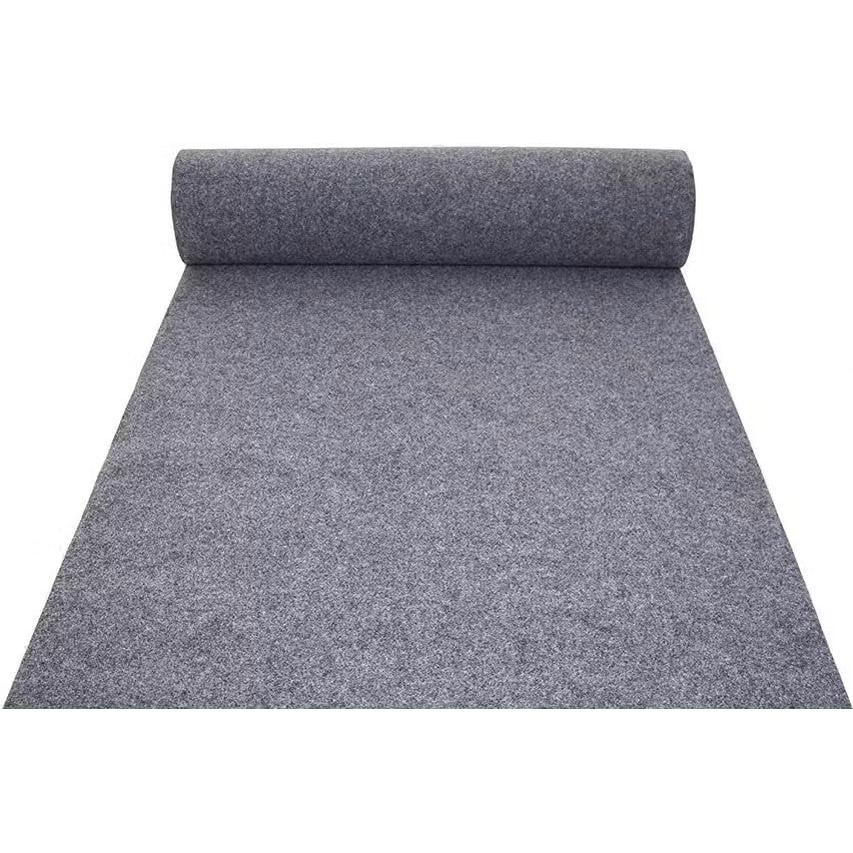 Alfombra de pasillo para interior y exterior Gris H 1 x 30 m