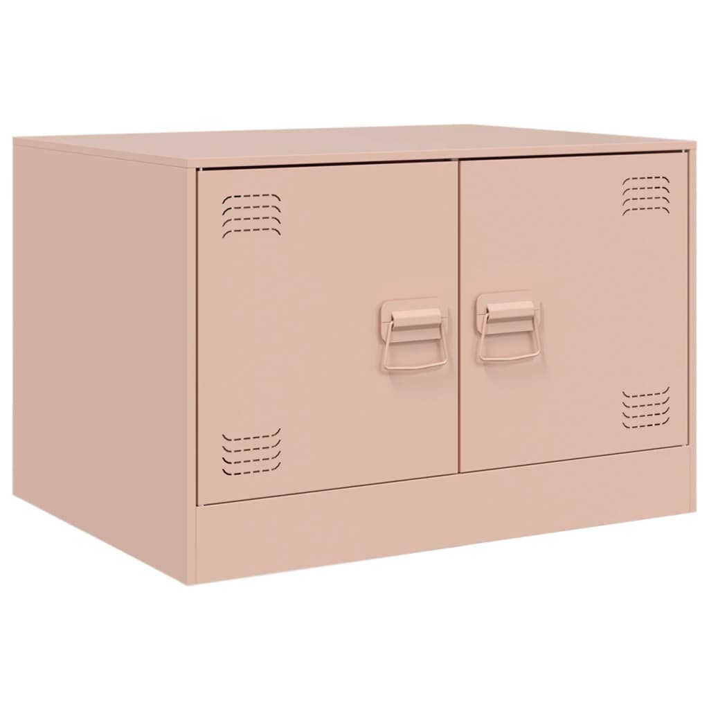 vidaXL Mesa de centro acero 67x50x44 cm Negro, Rosa, Antracita Mesita de Salón o Comedor o Auxiliar Mesa de Café Meuble Salón