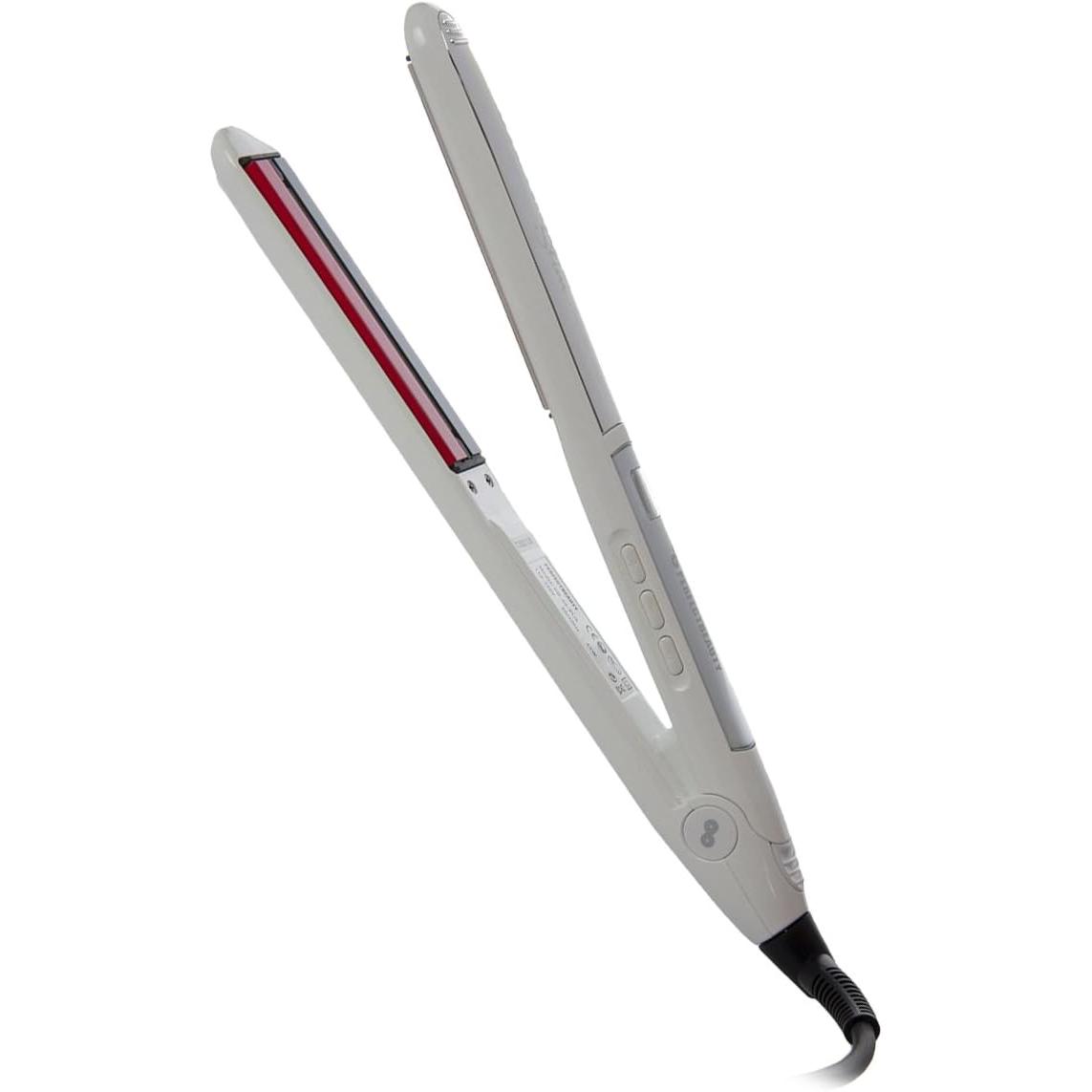 Perfect Beauty Plancha Ultimate Slim 4 en 1 Blanca, Alisa,Riza,Seca y Repara el Cabello Dañado