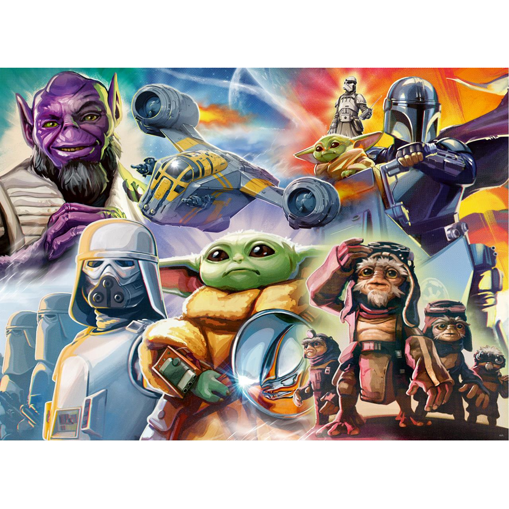 Puzzle Mandalorian 500 Piezas. (Ravensburger 12001812)