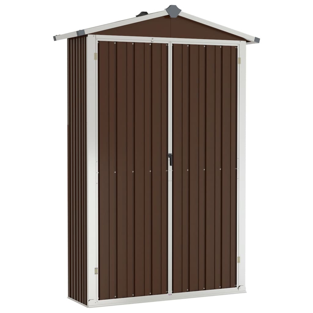 vidaXL Cobertizo de Jardín Acero Galvanizado Paito Casata Exterior Color Gris,  Marrón,  Verde y mas