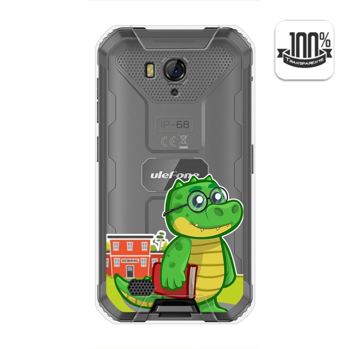 Tumundosmartphone Funda Gel Transparente para Ulefone Armor X6 diseño Coco Dibujos