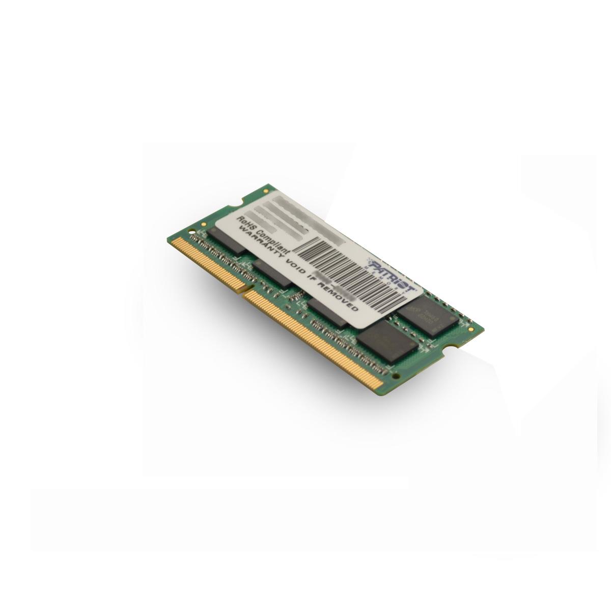 Patriot memory signature sodimm series ram ddr3 1600 mhz pc3-12800 8gb (1x8gb) c11 - psd38g16002s