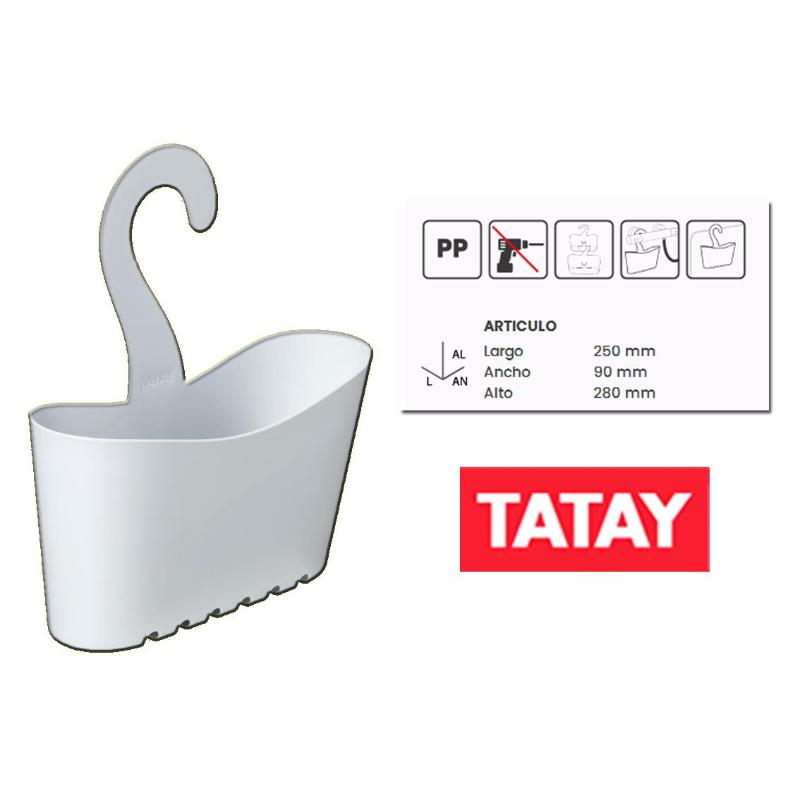 Tatay cestillo standard multi-blanco 25x9x28 cm 6608701