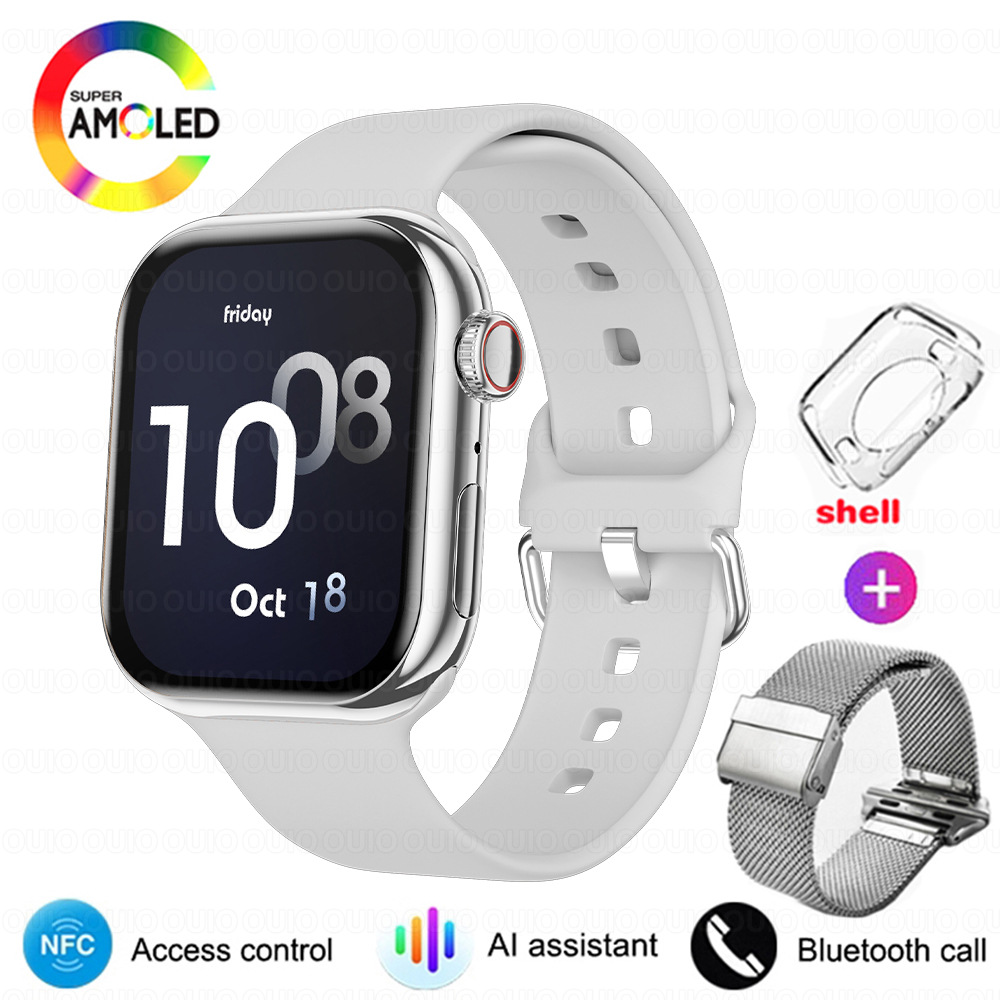 IW 10 reloj inteligente con Bluetooth, asistente de voz, llamada, GPS, trayectoria de movimiento, brújula, bloqueo de contraseña, función NFC
