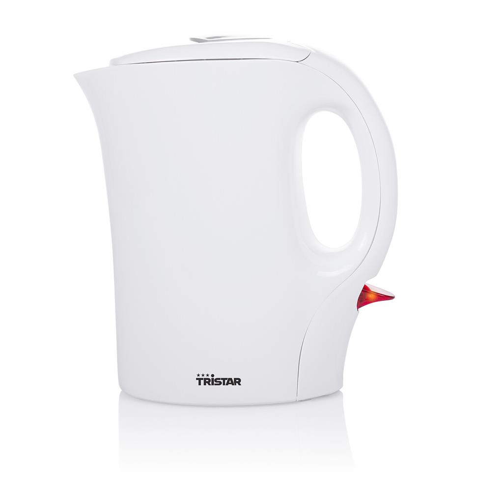Hervidor de agua Tristar | WK-3372 | Eléctrico | 1100 W | 1 L | Plástico | Blanco
