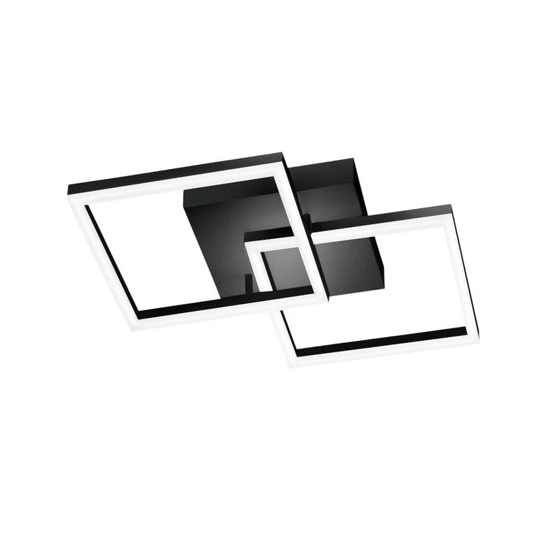 Lámpara de techo LED BARD moderna 39W Negro 3394-22-101 Fabas Luce