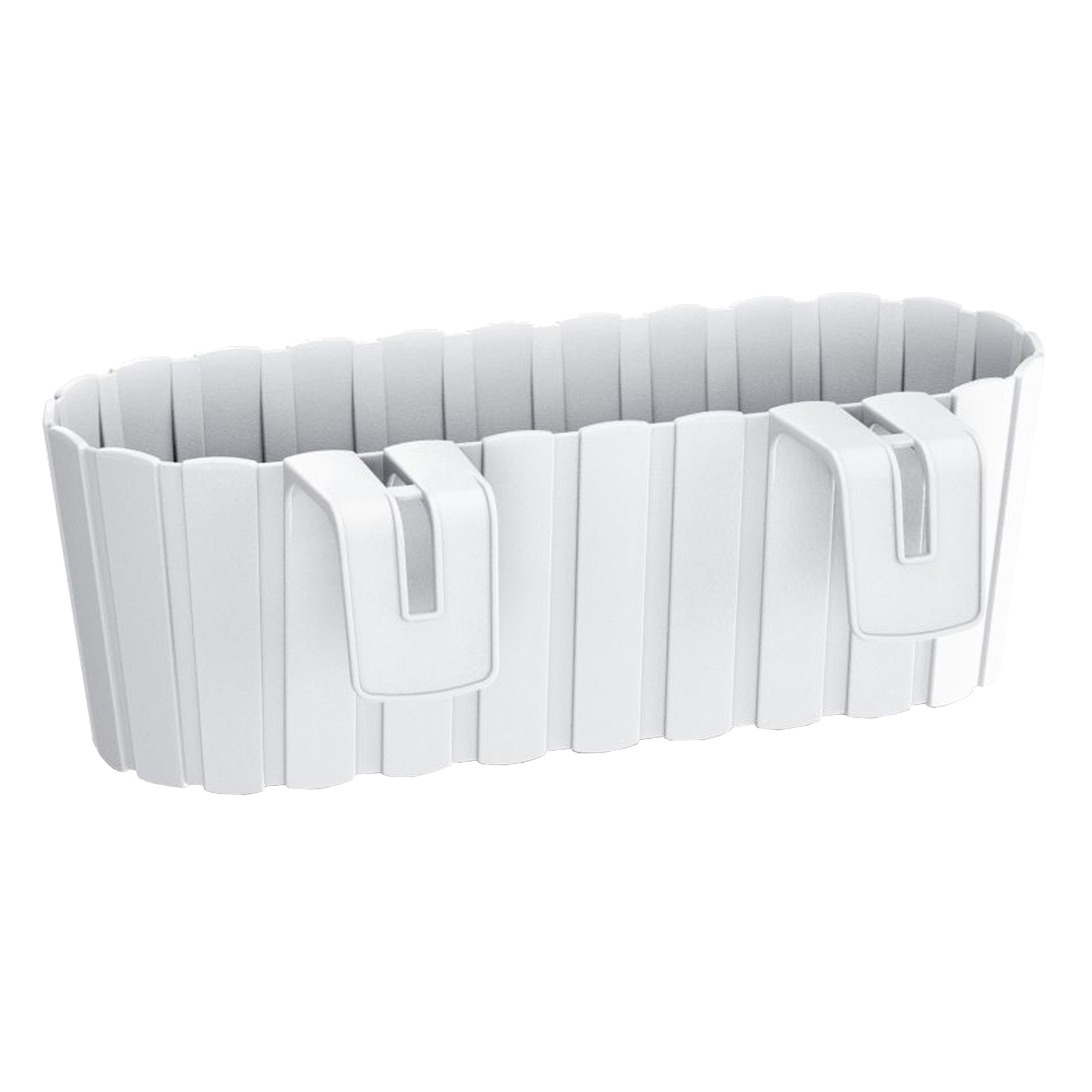Jardinera para Balcón BOARDEE HOOK 4,9L Gris Piedra Prosperplast