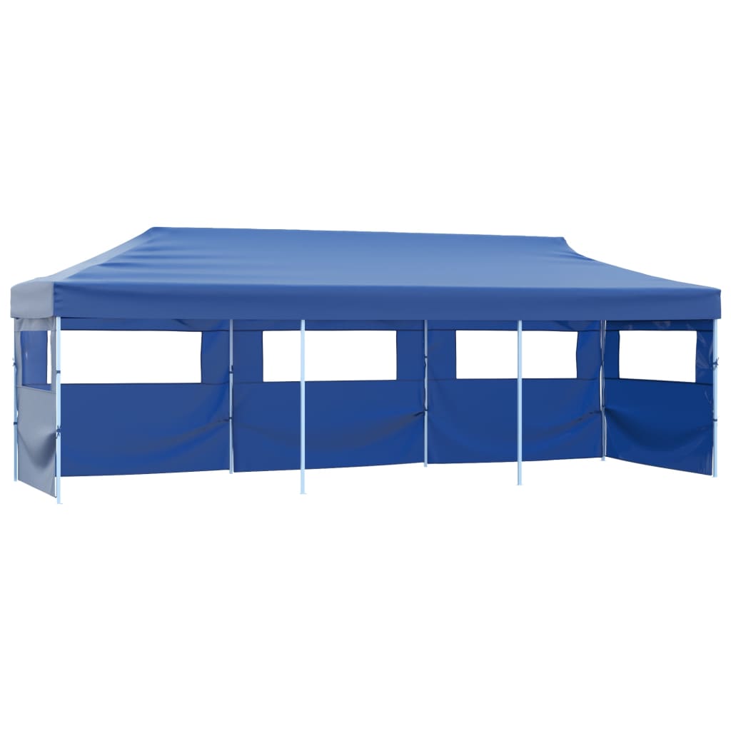 vidaXL Carpa plegable Pop-up con 5 paredes laterales 3x9 m azul