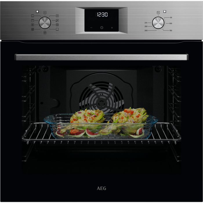 Horno Multifunción con Vapor Hidrolítico / Vapor AEG OU5AB21FSM 59cm Inox antihuellas 72L  | Clase A+