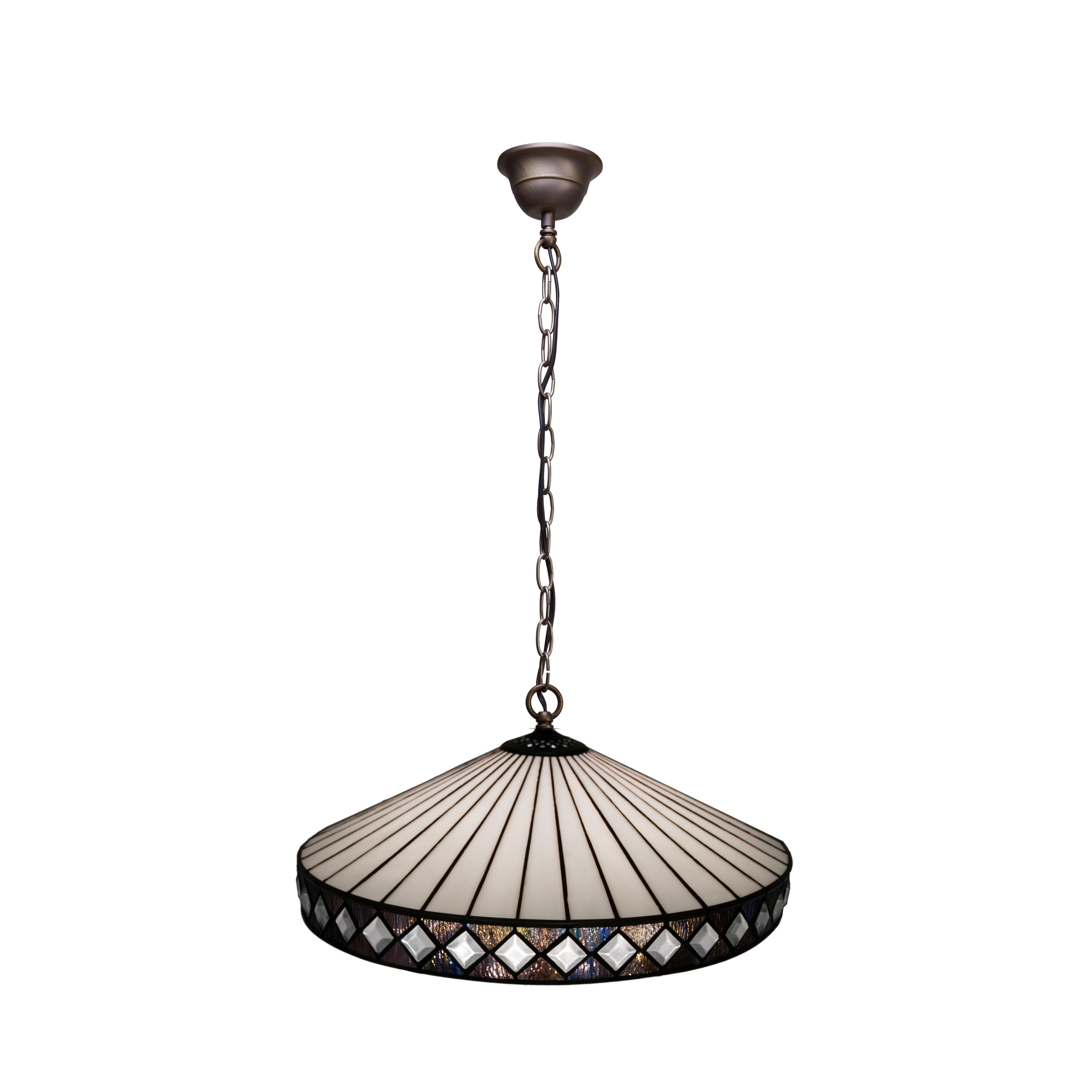 Colgante de techo mayor con cadena diámetro 45cm Serie Ilumina FIJALO LG290199