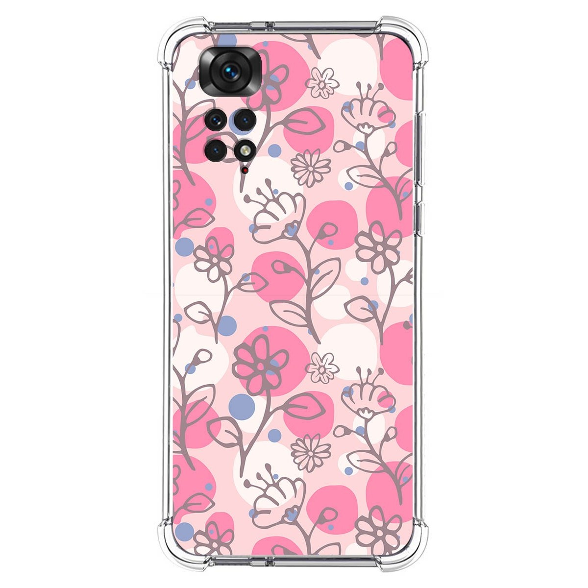 Funda Silicona Antigolpes para Xiaomi Redmi Note 11 / 11s diseño Flores 07 Dibujos