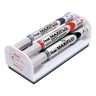 PENTEL SET 4 ROTULADOR PIZARRA BLANCA PUNTA MEDIA MWL5S SURTIDOS VARIOS PAPELERIA