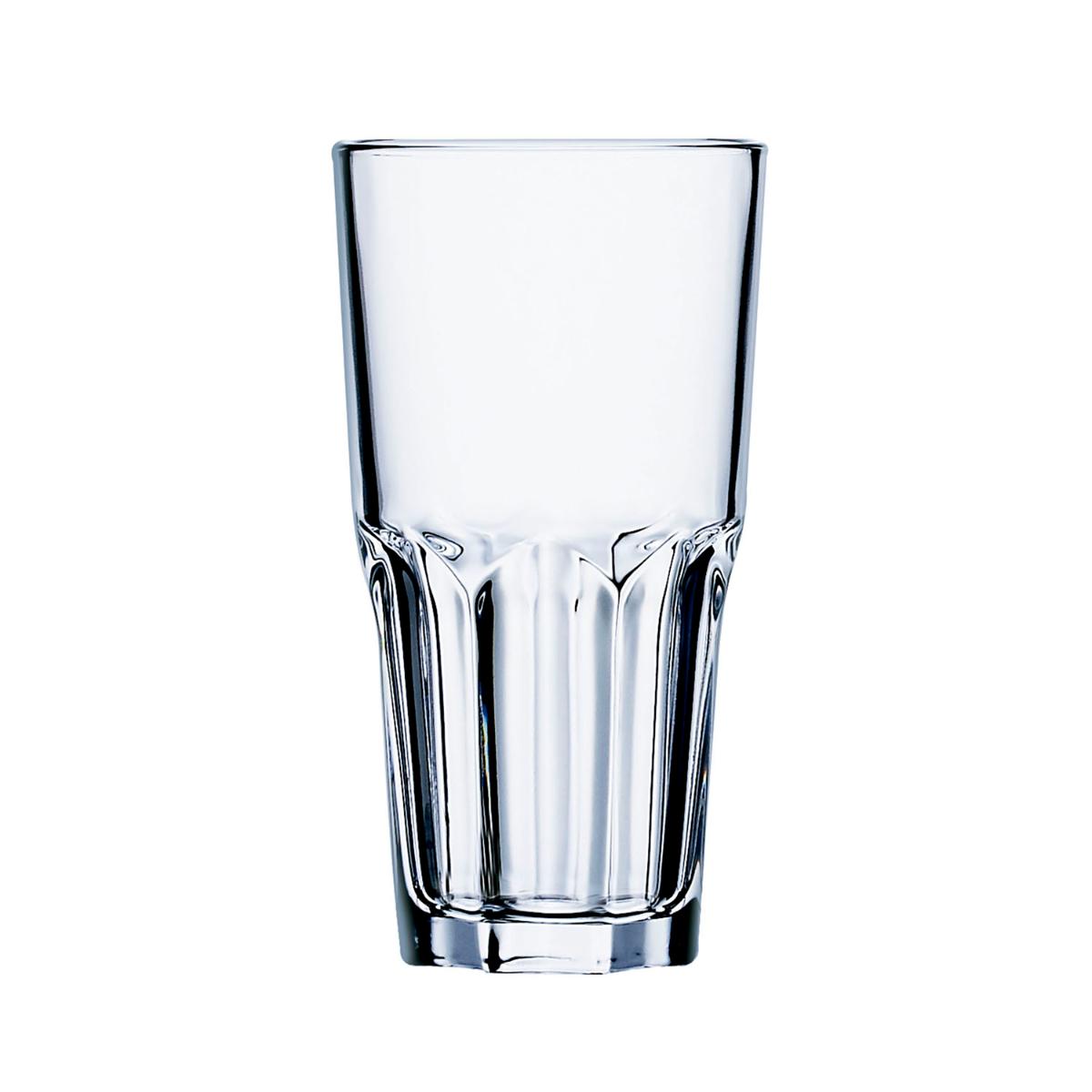 ARCOROC GRANITY Caja 6 Vasos Altos Vidrio 31CL Transparente Brillo Fabricado en Francia Reciclable
