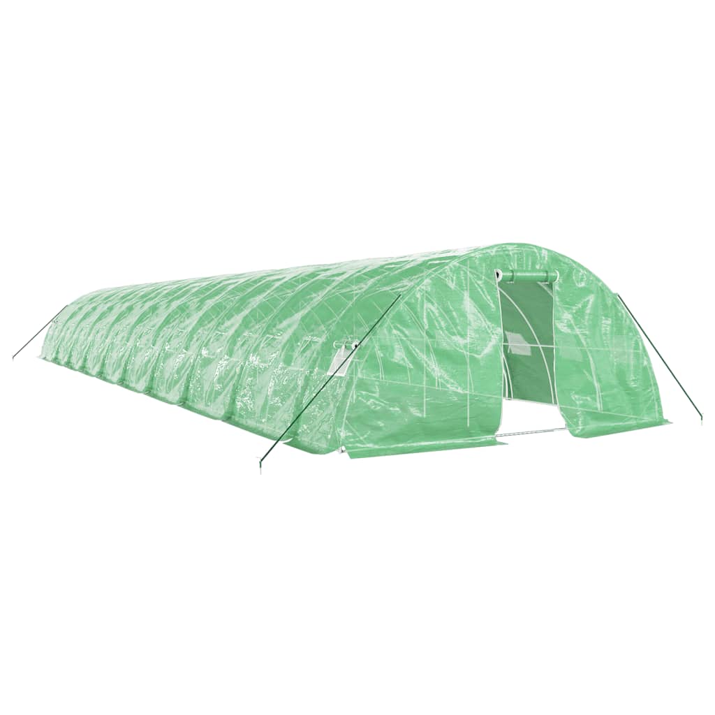 vidaXL Invernadero con estructura de acero verde Multitalles