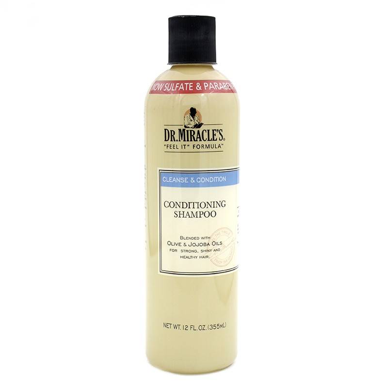 Dr. Miracle - Dr. miracles acondicionador champú 355 ml, champú acondicionador limpia suavemente y nutre el cabello.
