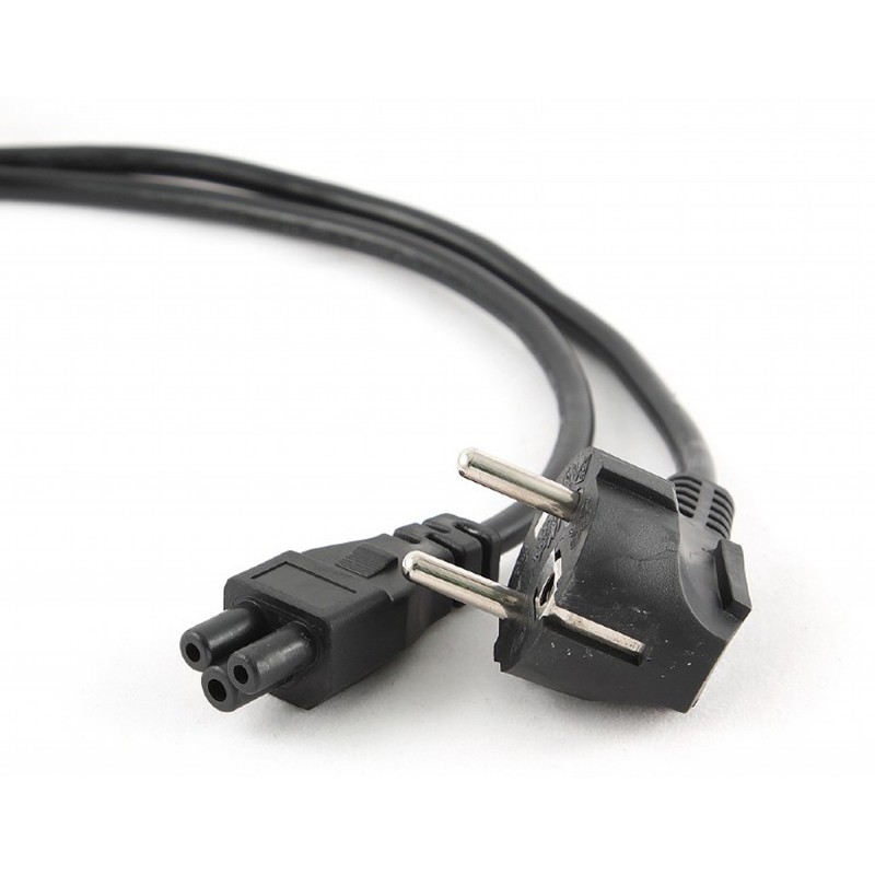 Gembird - PC-186-ML12-3M cable de transmisión Negro CEE7/7 C5 acoplador PC-186-ML12-3M