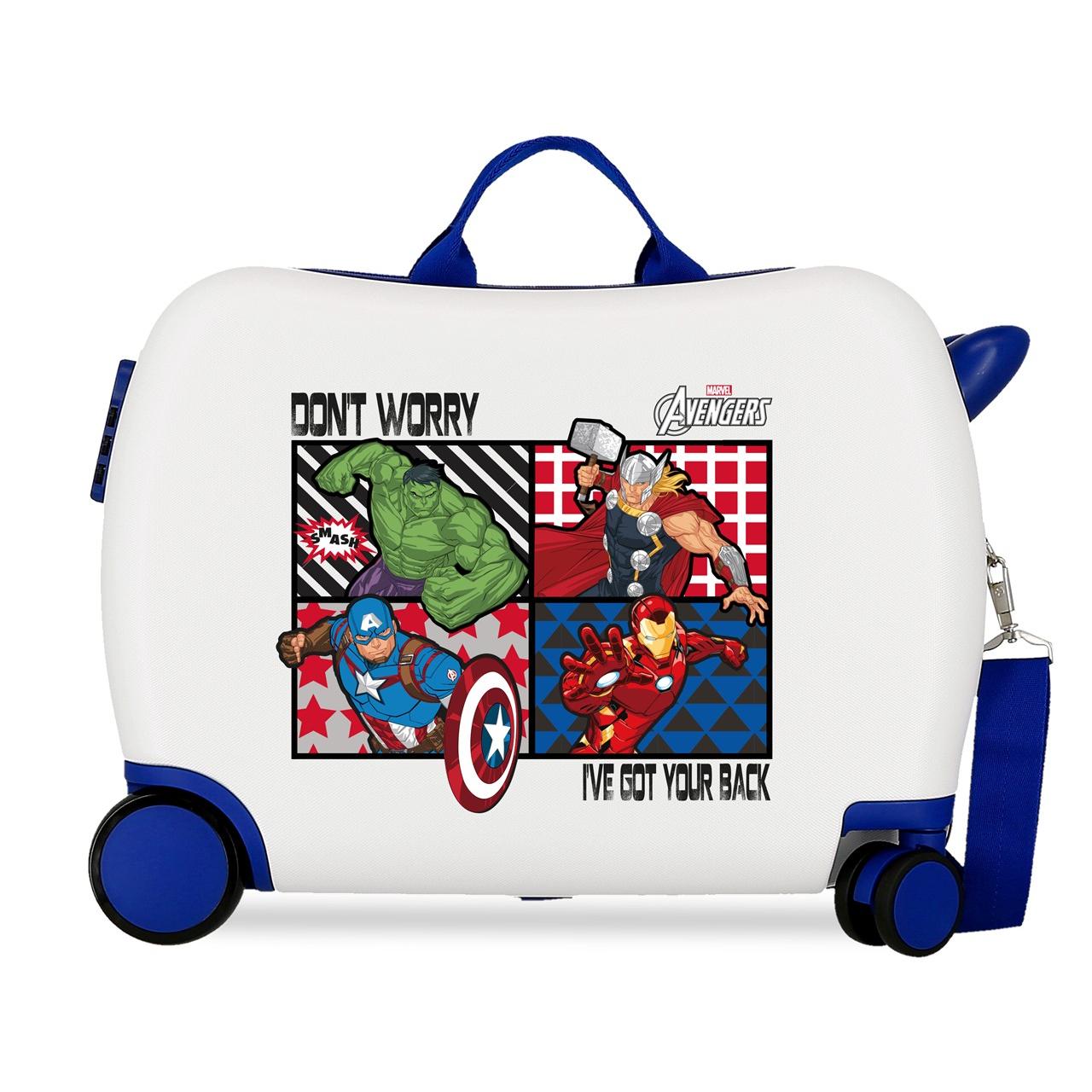 Marvel - Maleta infantil Avengers 50x39x20 cm de ABS rígido y ligero, 34 L