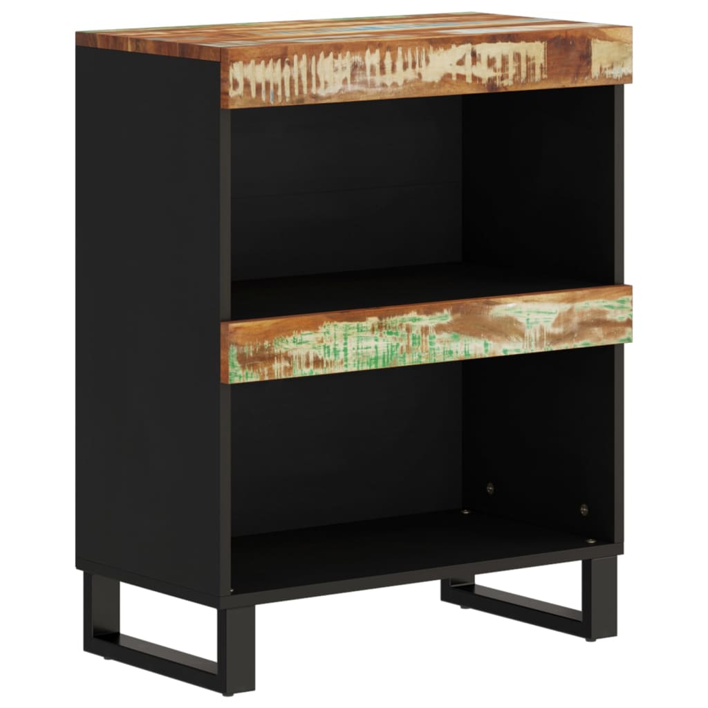Vidaxl Armario Auxiliar Madera Maciza de Mango 60x33x75 Cm Marrón Claro