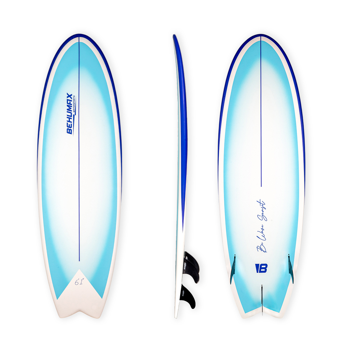 Tabla de Surf Fishboard Be Wave Sunset 6'1"