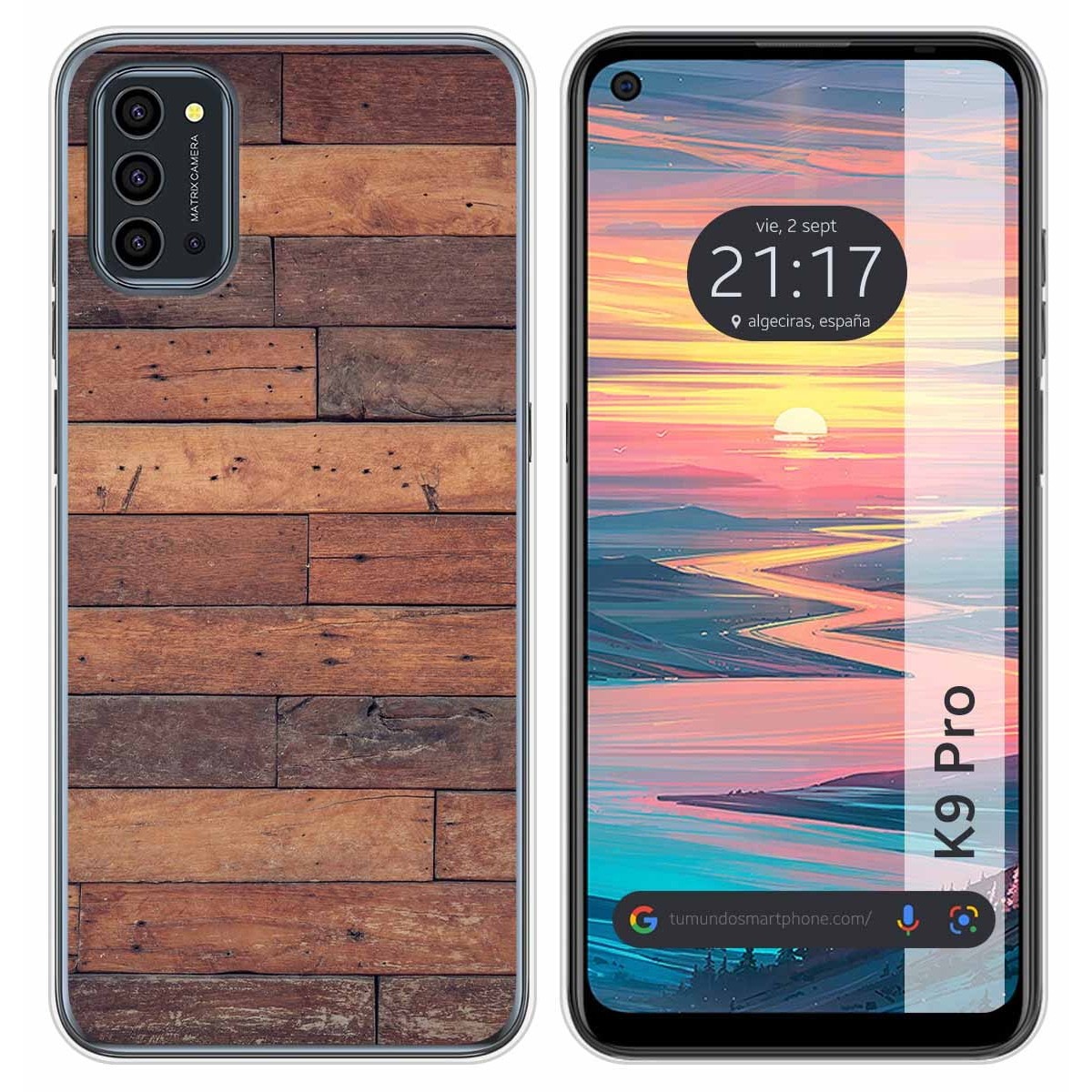 Funda Silicona para Oukitel K9 Pro diseño Madera 03 Dibujos