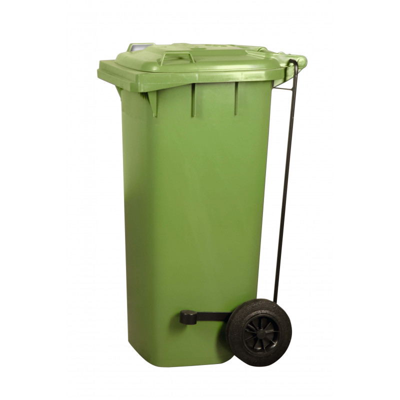 Contenedor industrial con pedal y asa ergonómica de 120 litros DENOX- FAMESA