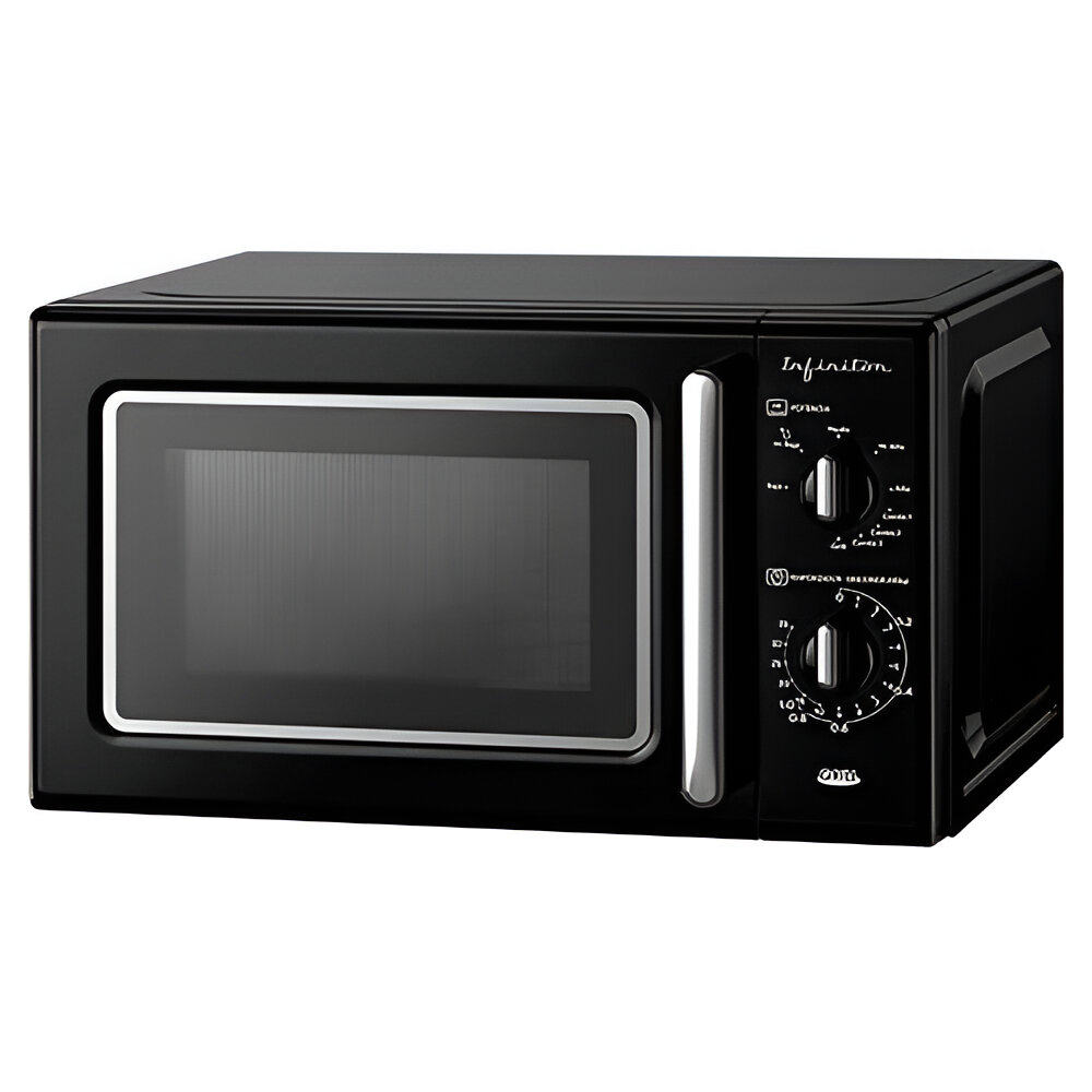 Infiniton MWRT20B - Microondas con Grill de 20L y 700W, Color Negro