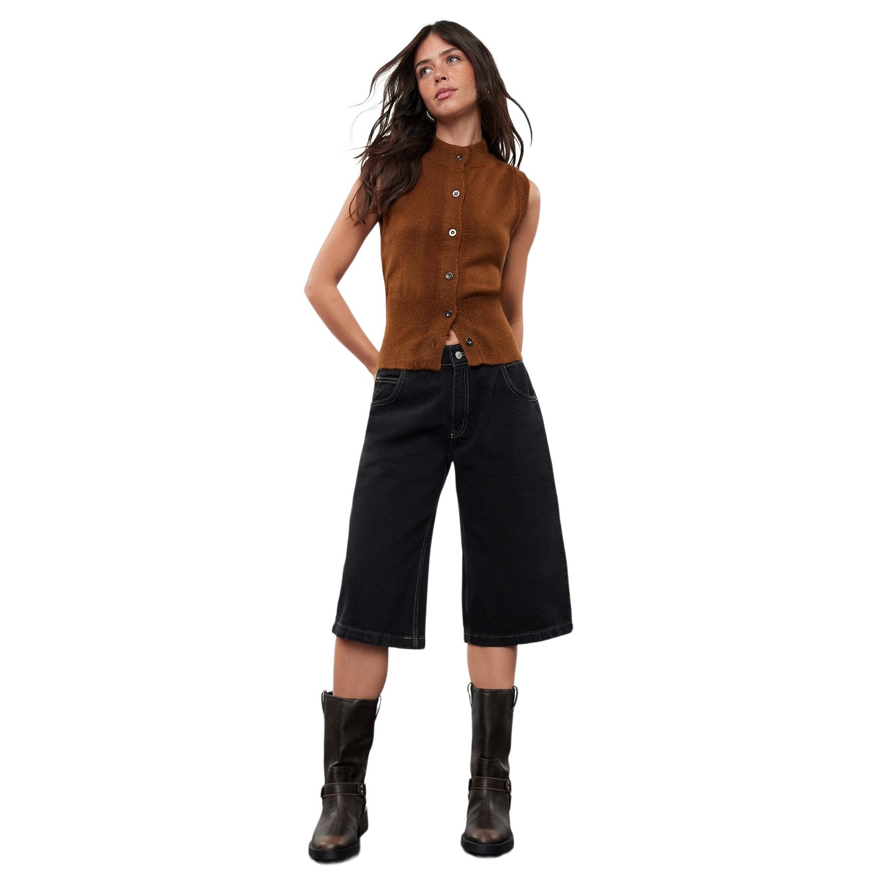 Trendyol Cárdigan De Acrílico Tricot Moderno - Variedad De Colores Marrón Mujer Pequeño