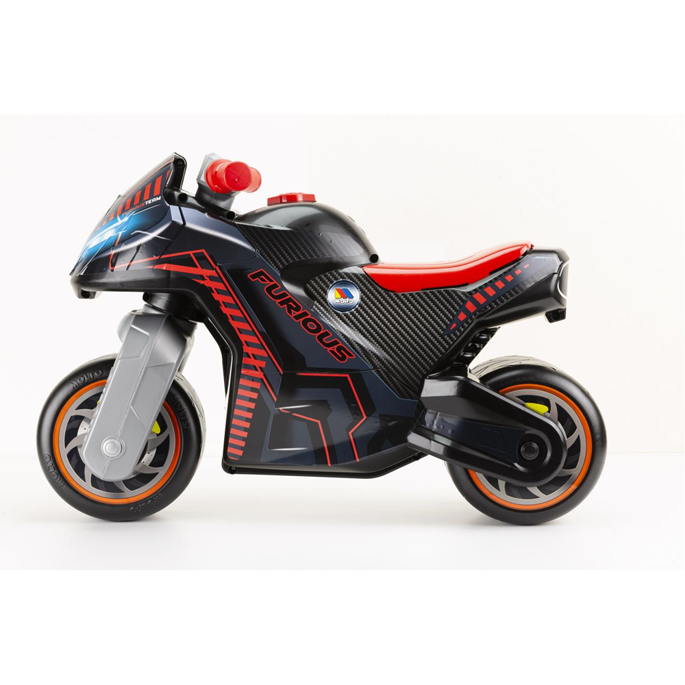 Correpasillos Moto Furius negra75X31,5X50Cm (Molto 26222)