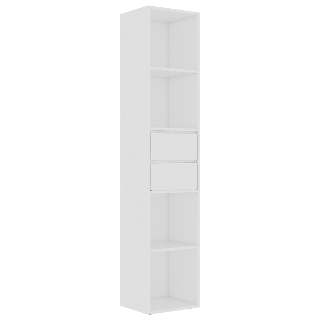 Vidaxl Estantería Madera Contrachapada 36x30x171 Cm Blanco