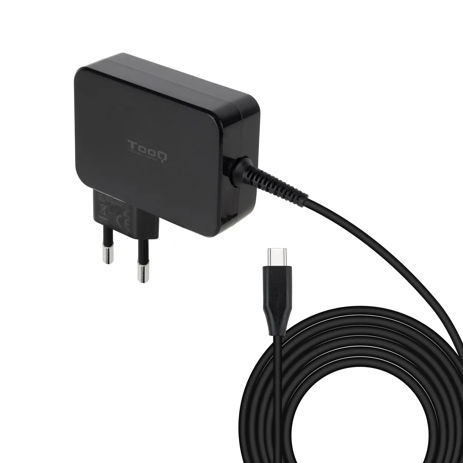 Cargador Usb-c/pd 100w Gan Tooq Tqlc-usbcgan100pd
