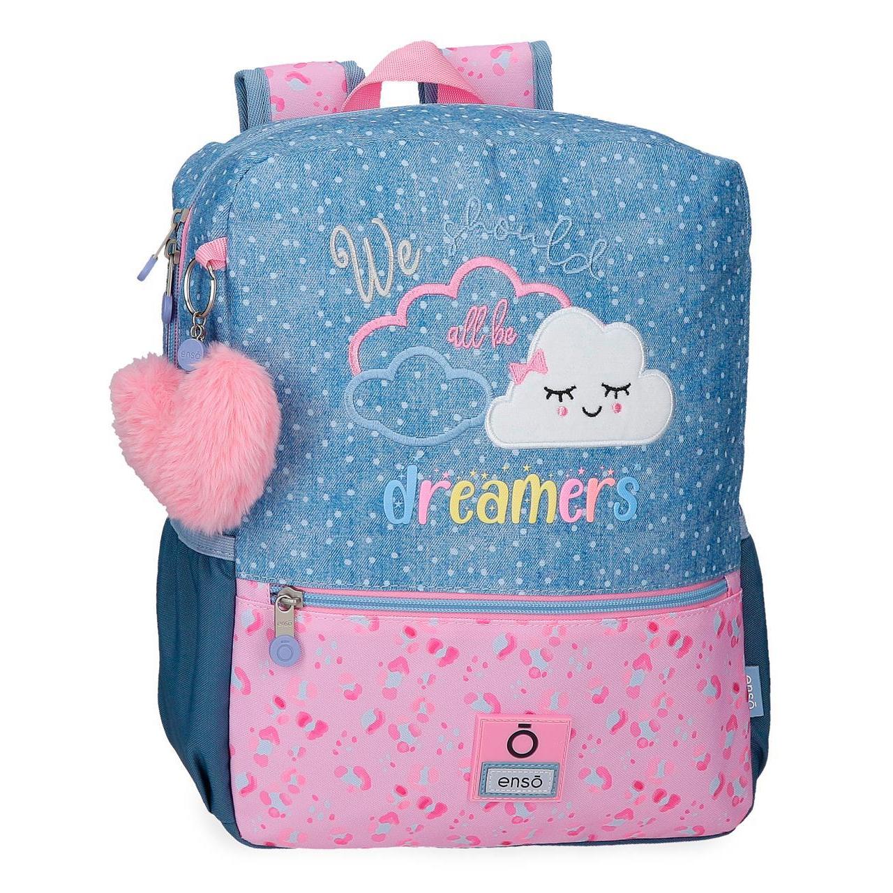 Mochila escolar Enso Dreamers denim