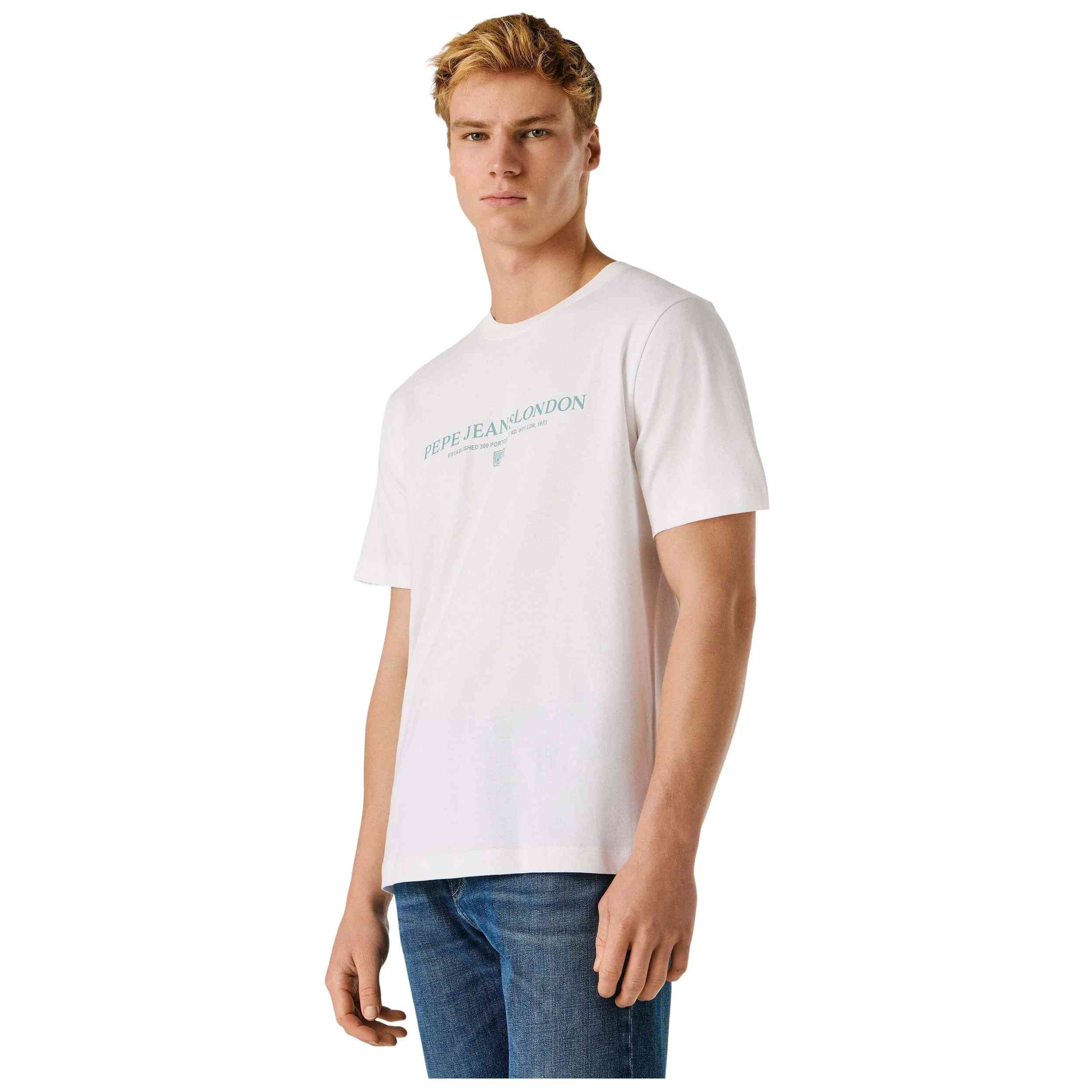 Camiseta De Manga Corta Pepe Jeans modelo SUMMER SEASONAL LOGO TEE para Hombre en color Blanco