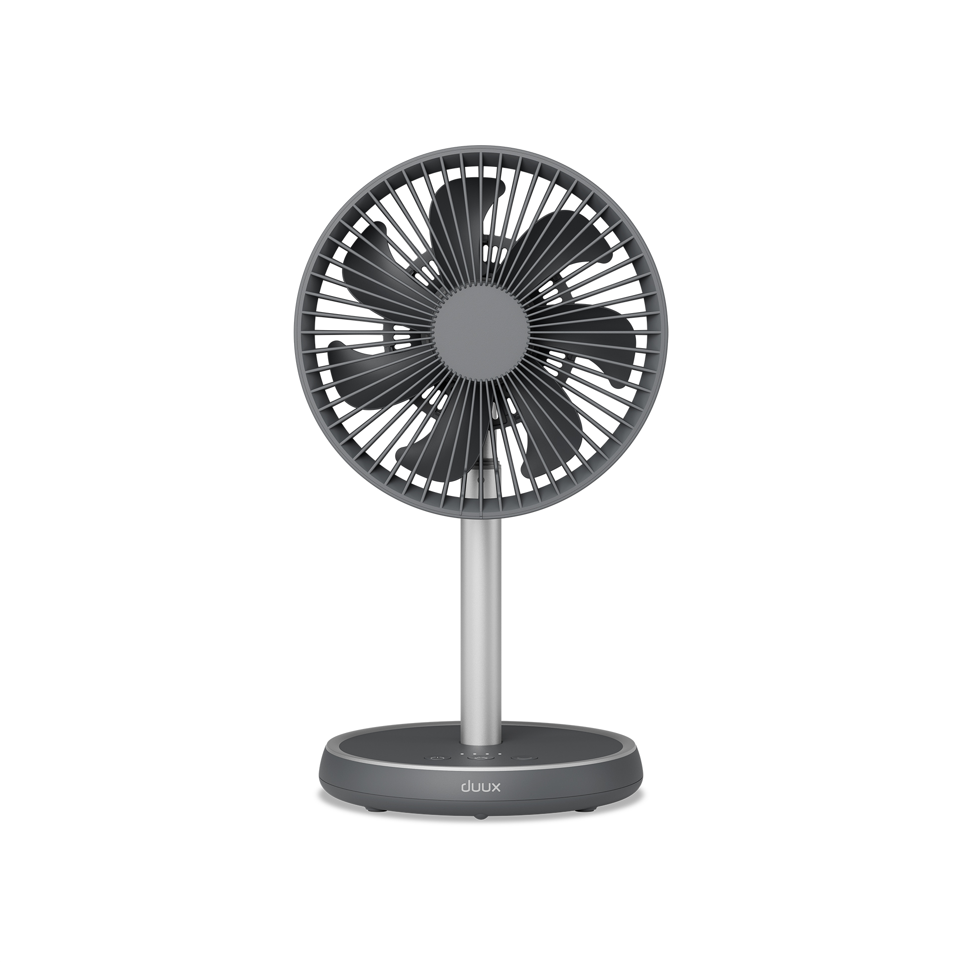 Ventilador Duux | Rize Flex | Ventilador de pie | Gris | Diámetro 21 cm | 4 velocidades | Oscilación | 10 W | Sí