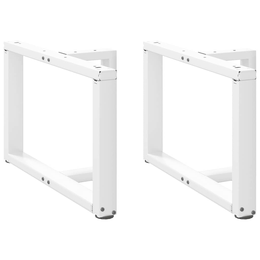 vidaXL Patas para mesa de centro en forma de T (2 unidades) 60 x 25 x (42-43) cm, acero