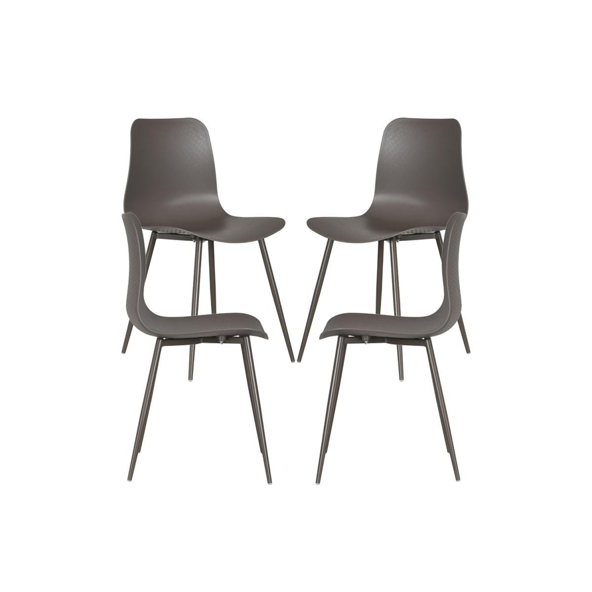 Regalos Miguel - Packs Sillas Comedor - Pack 4 Sillas Bimi - Gris