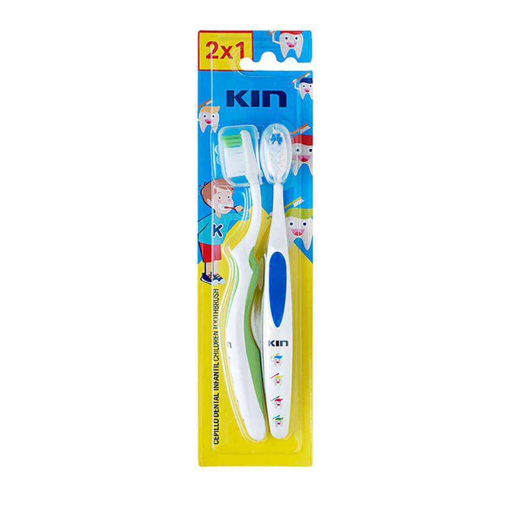 Kin Cepillo Dental Infantil Duplo