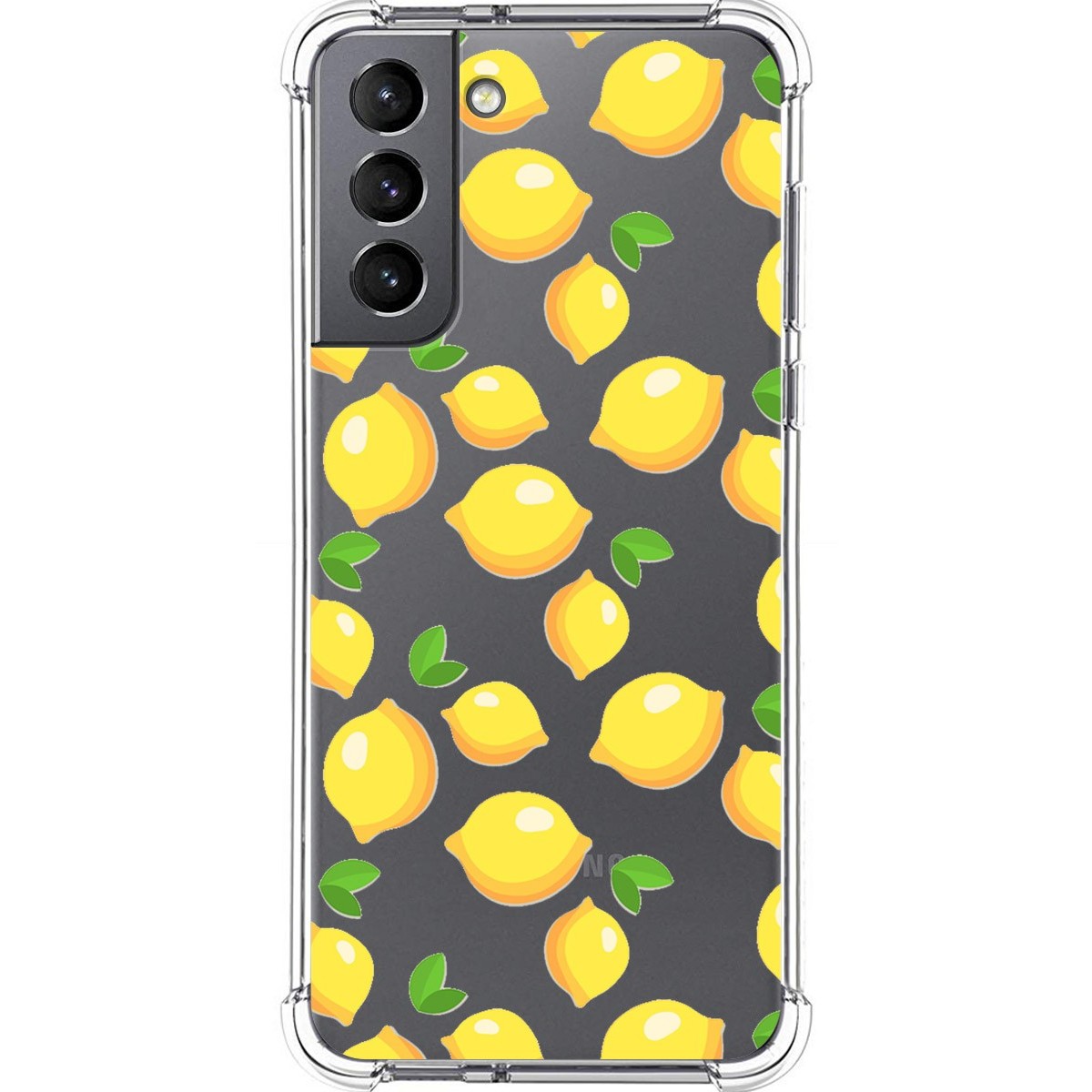 Tumundosmartphone Funda Silicona Antigolpes para Samsung Galaxy S21 5G diseño Limones Dibujos