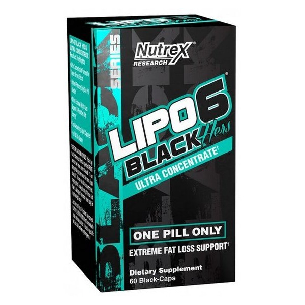 Nutrex Research - Nutrex Research Lipo 6 Black Hers Ultra Concentrate 60 Caps