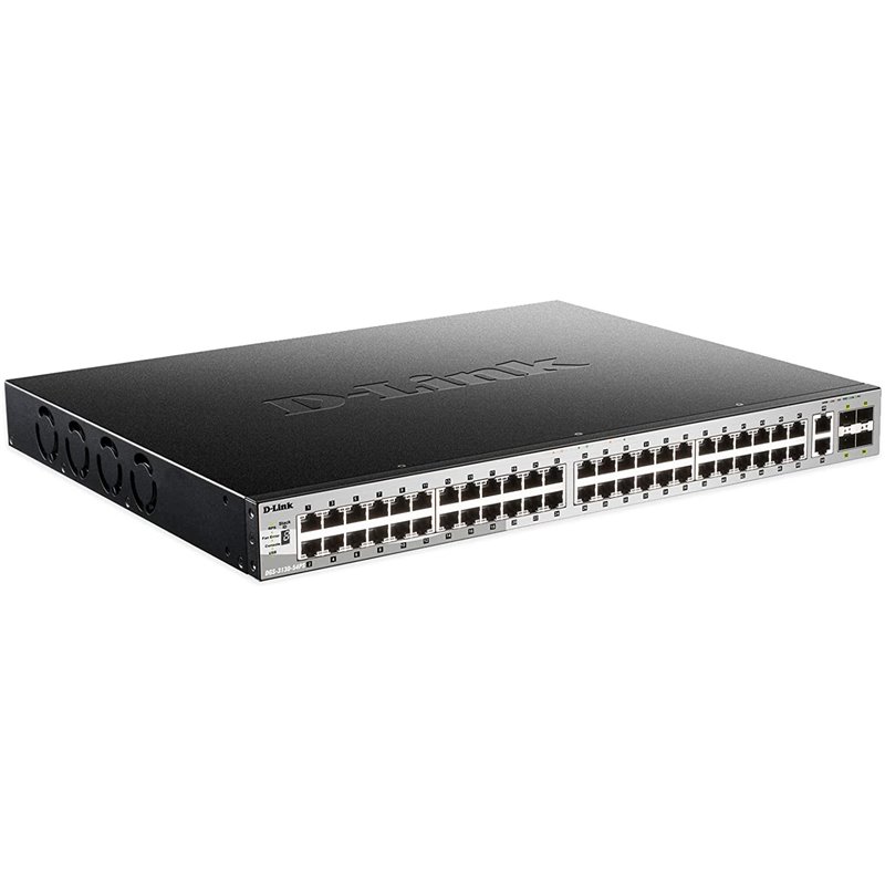 D-Link DGS-3130-54PS Gestionado L3 Gigabit Ethernet (10/100/1000) Energía sobre Ethernet (PoE) Negro, Gris