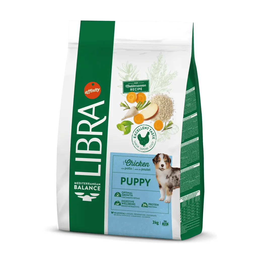 Libra Puppy con Pollo - Alimento para Perros Cachorros de 2 a 12 Meses