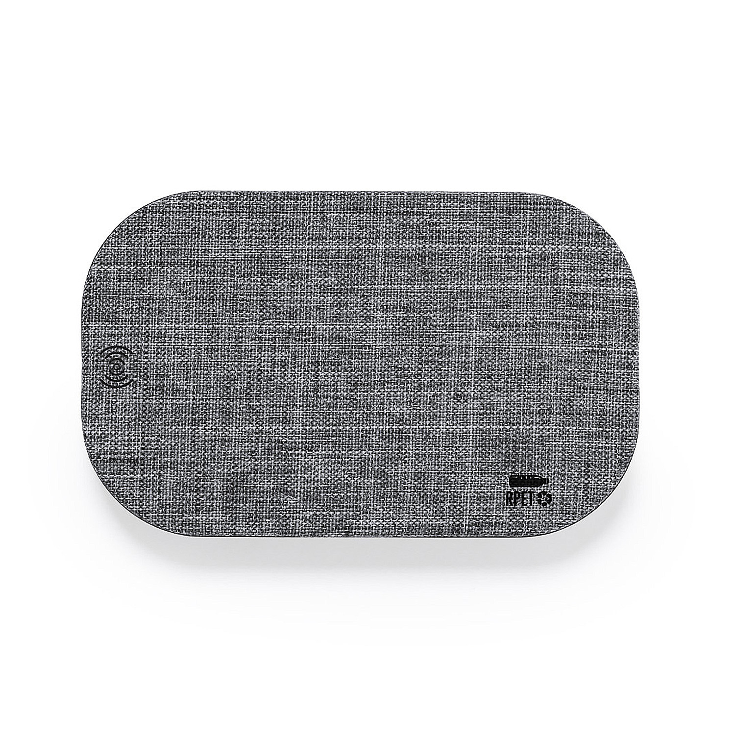 DAM Cargador Inalámbrico 10W carga rápida REPT reciclado 10x1,2x6,2 Cm. Color: Gris
