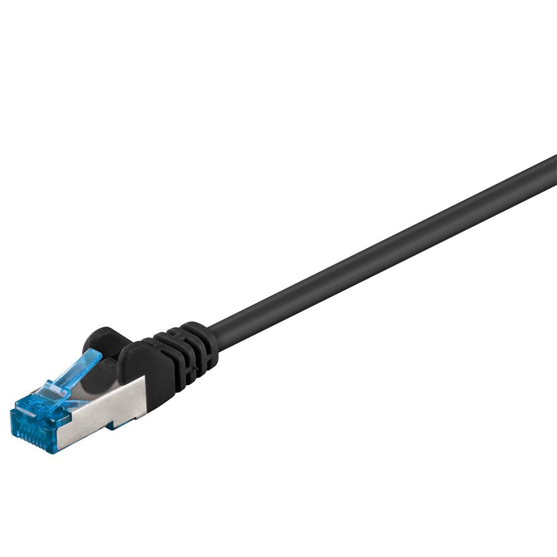 Goobay 94153 cable de red Negro 15 m Cat6a S/FTP (S-STP)