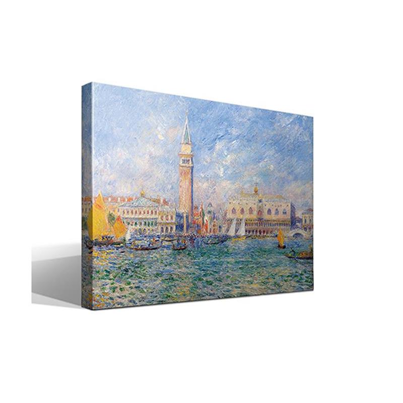 Cuadro Impresión Lienzo Palacio Ducal de Venecia de Claude Monet