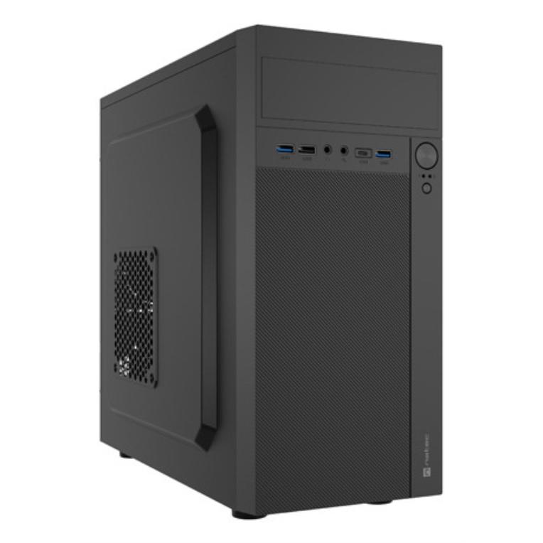 Torre PC Caja PC NATEC Helix USB C Mini Tower Negro micro ATX Mini-ITX Ventilador 80mm