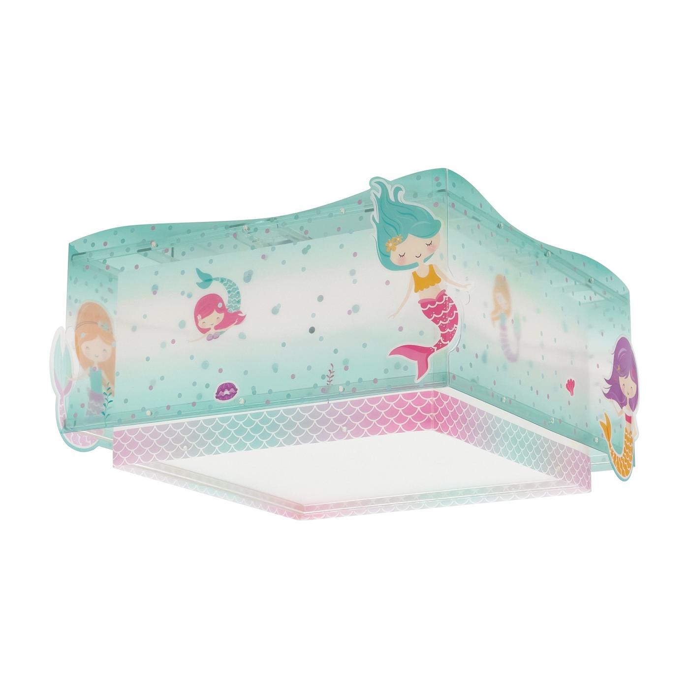 Plafón de techo infantil Mermaids Sirenas