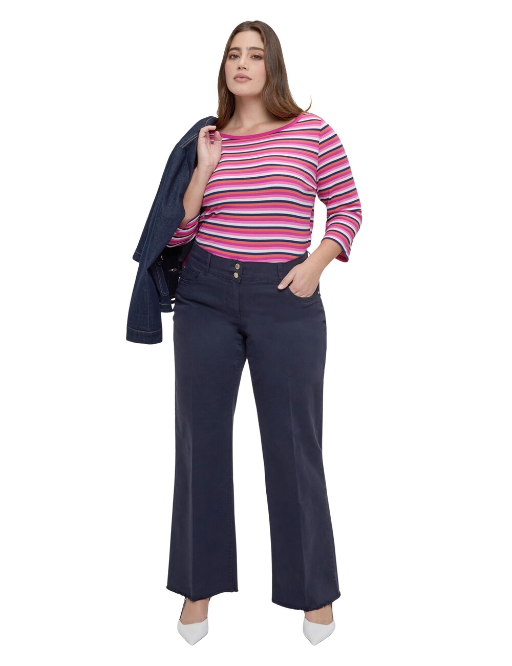 Fiorella Rubino - Pantalones Straight Fit de algodón