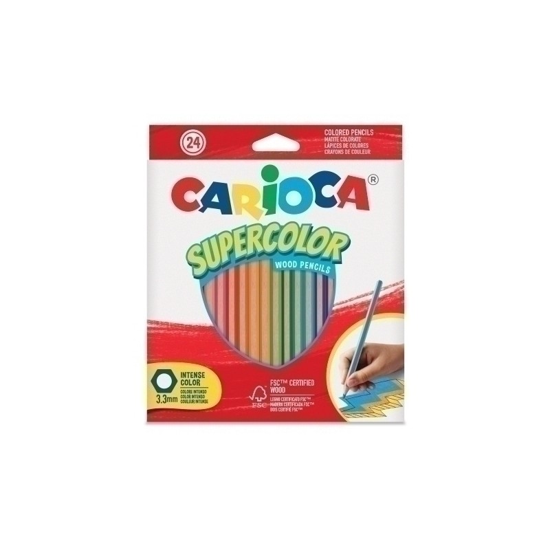 Carioca - Supercolor Multicolor 24 pieza(s) 43393