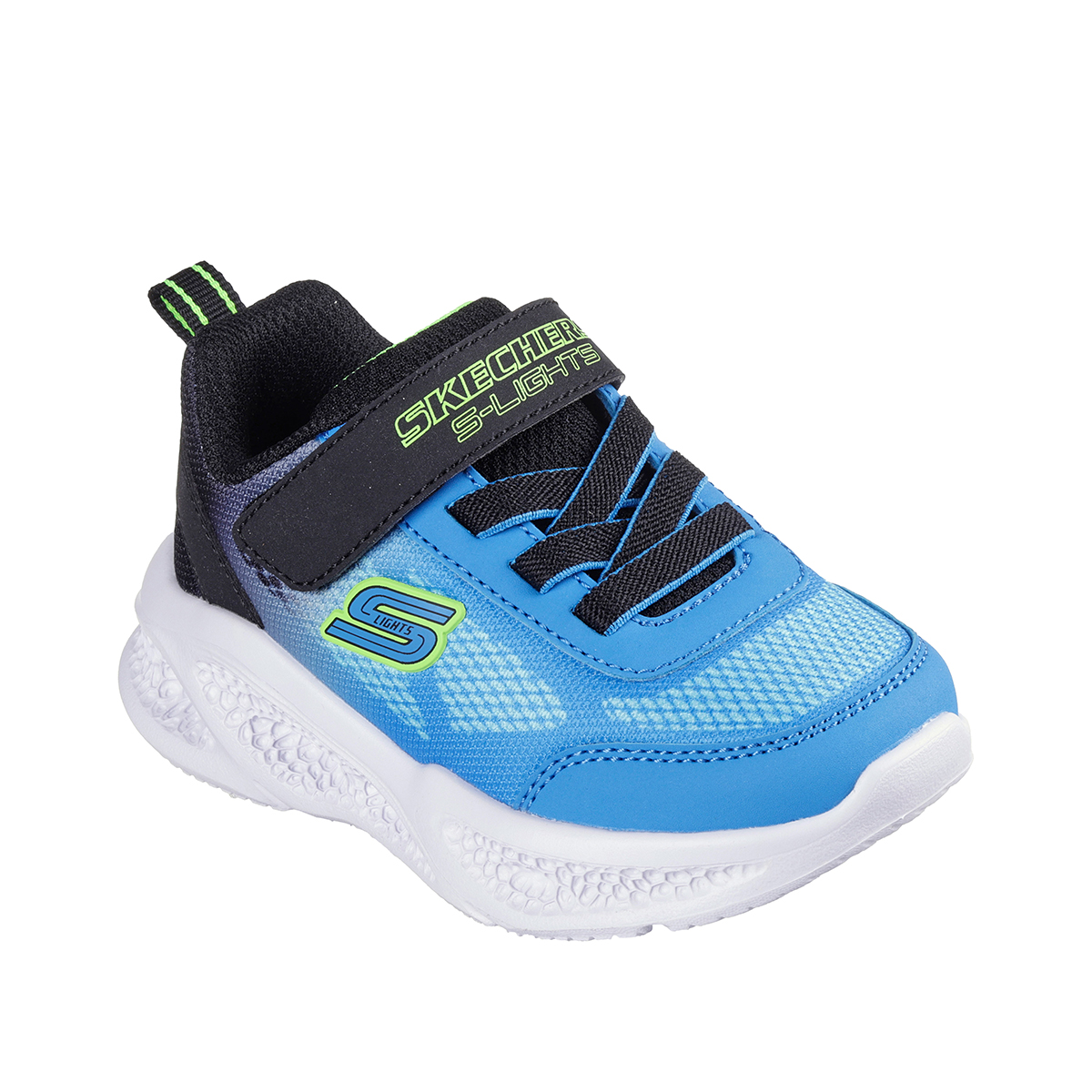Skechers Zapatillas Meteor-Lights Celestes , para Niños